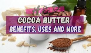 cocoa butter uses