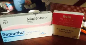Madecassol and Bepanthol Mix