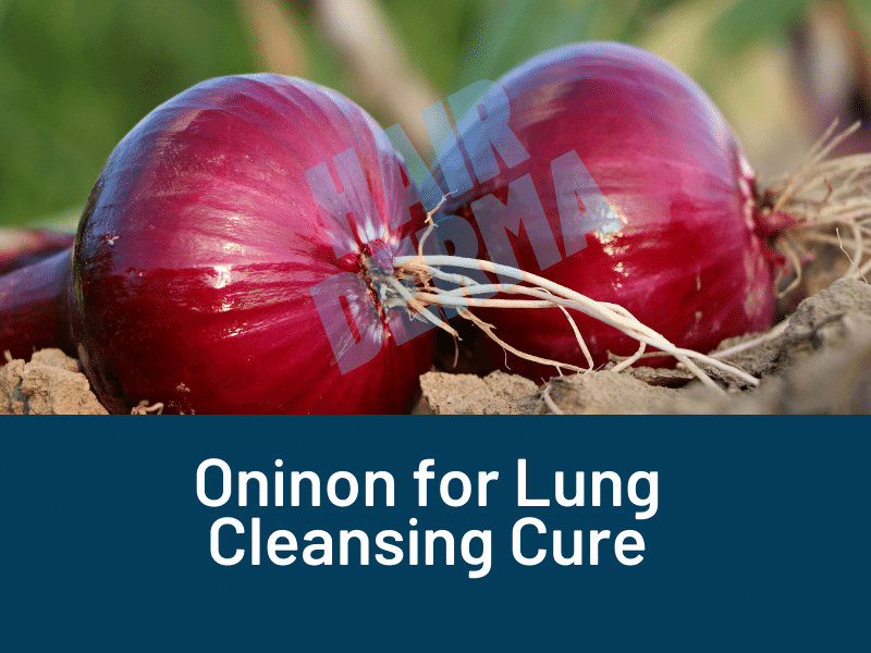 Onion for lung cleansing cure